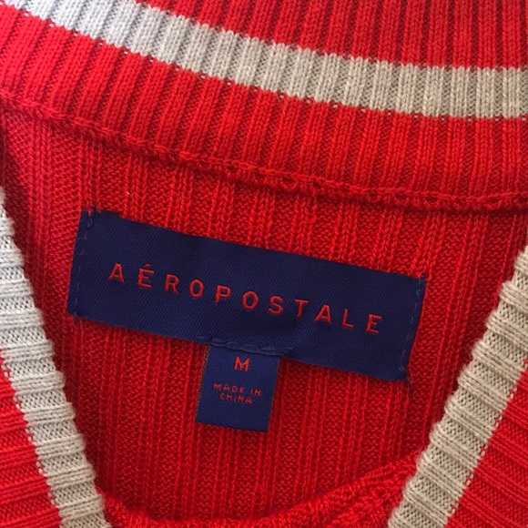 RED SWEATER MOCKNECK - Picture 3 of 3